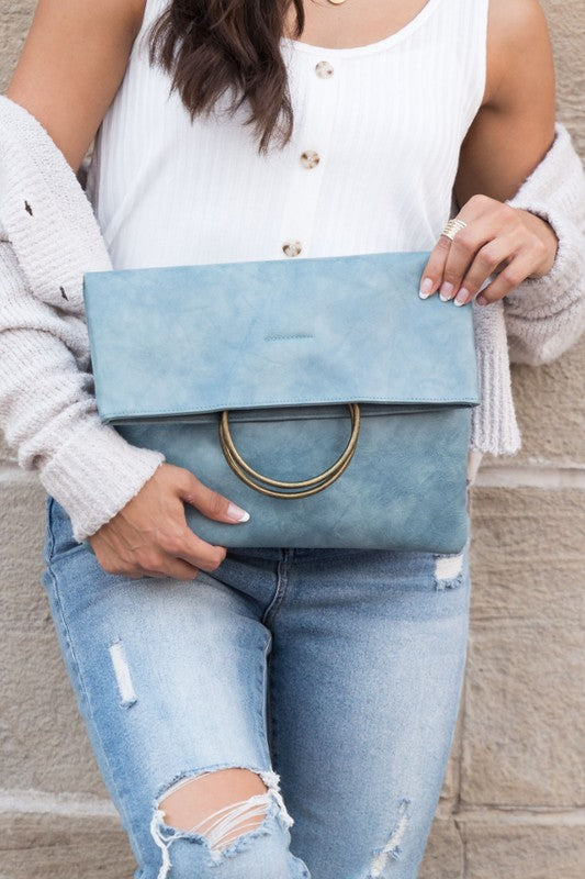 Fold-over O-ring Clutch - House of Binx