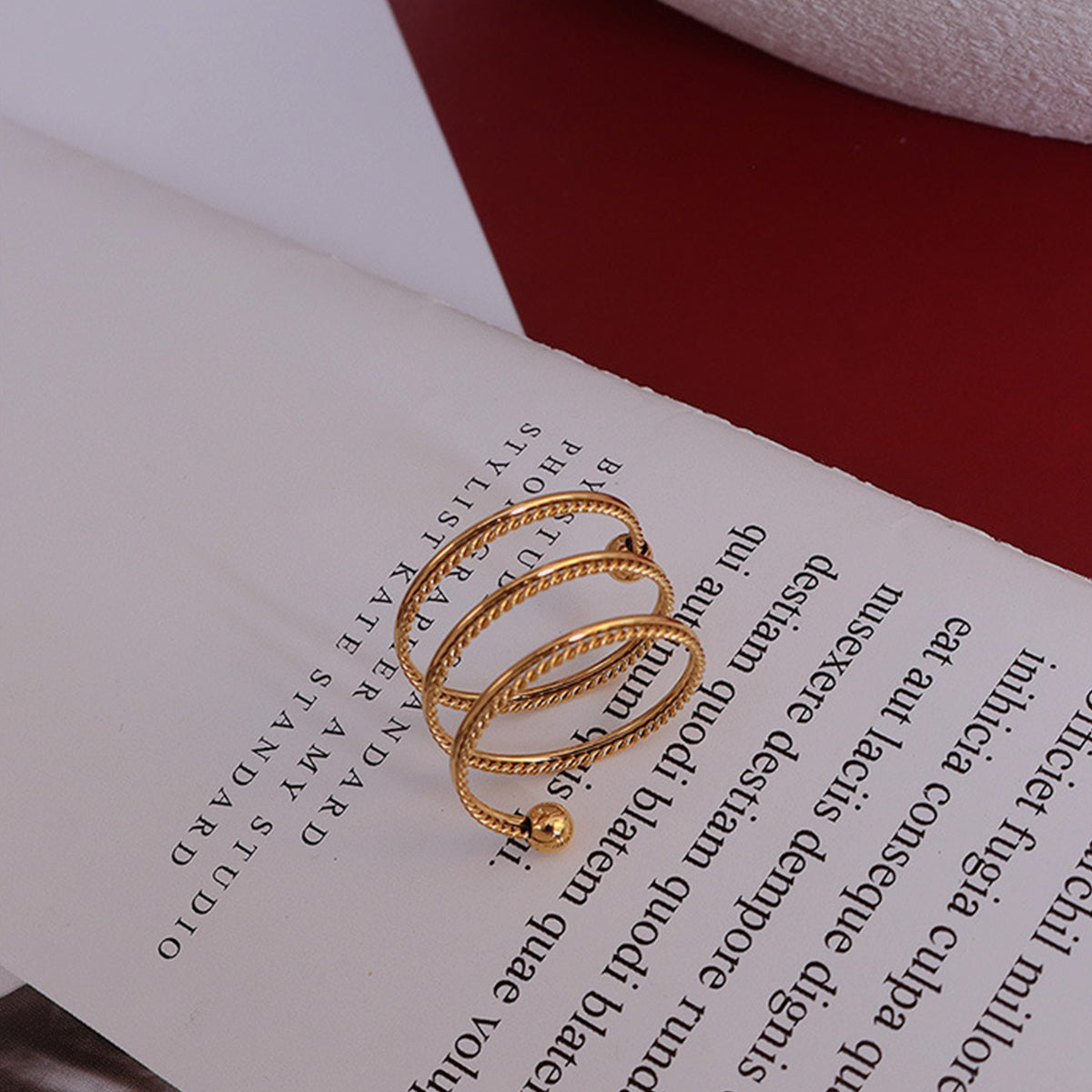 Titanium Steel Wrap Ring - House of Binx