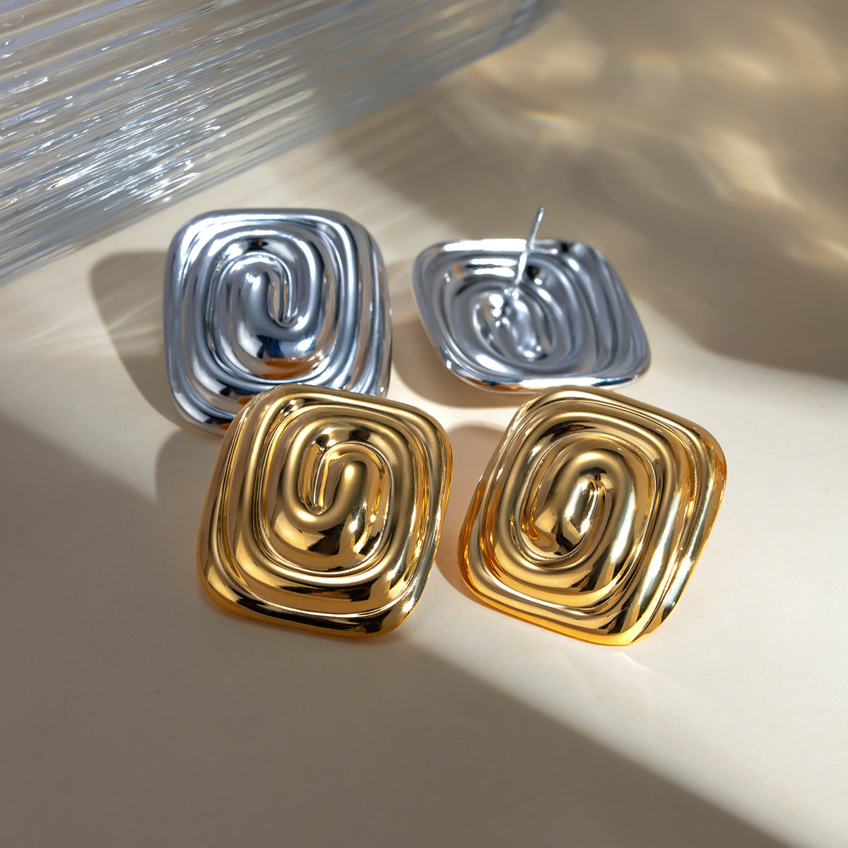 Stainless Steel Stud Earrings - House of Binx