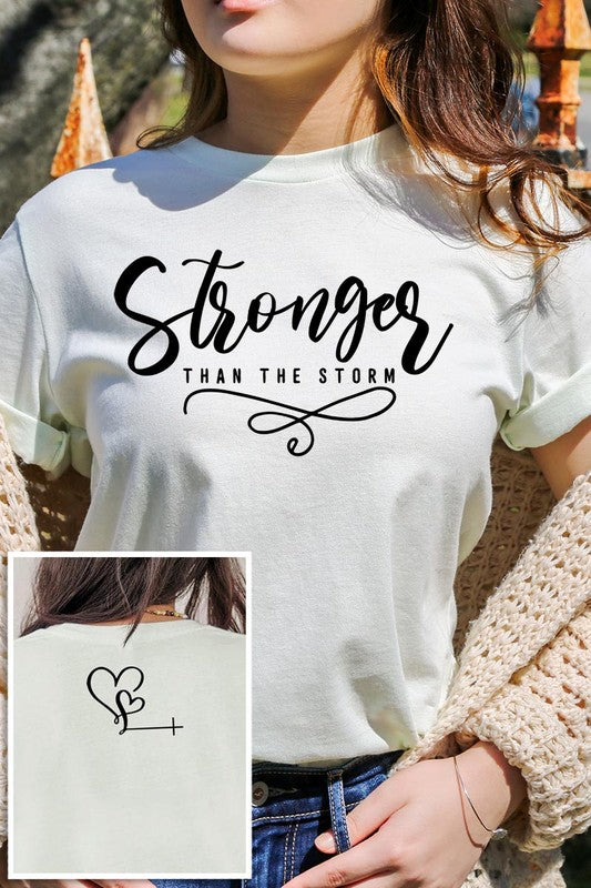 Storm Faith Front Back Graphic T Shirts - House of Binx