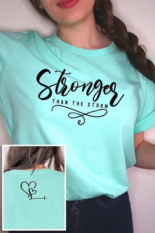 Storm Faith Front Back Graphic T Shirts - House of Binx