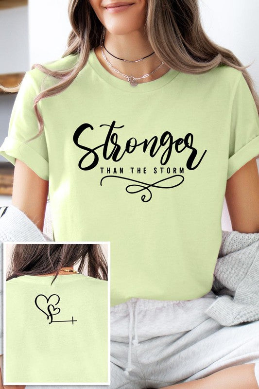 Storm Faith Front Back Graphic T Shirts - House of Binx