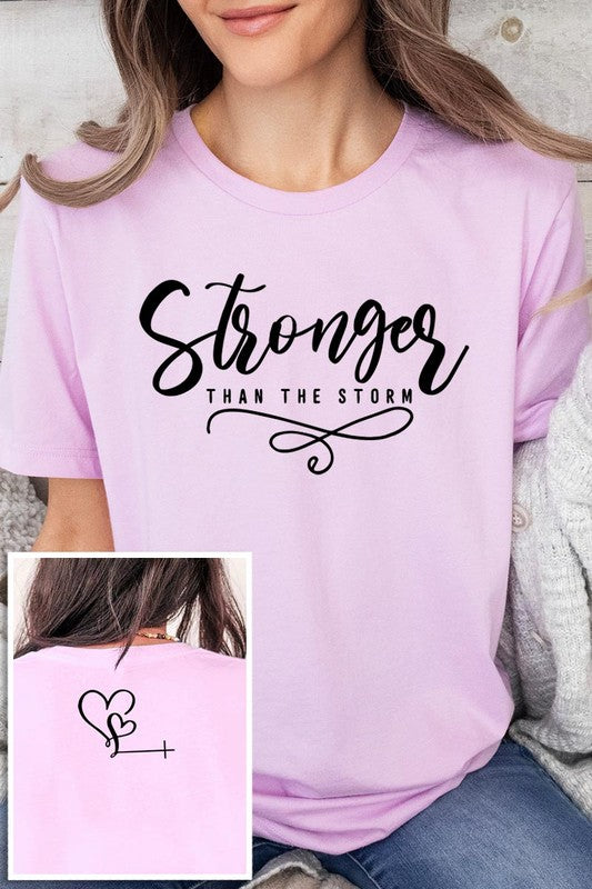 Storm Faith Front Back Graphic T Shirts - House of Binx