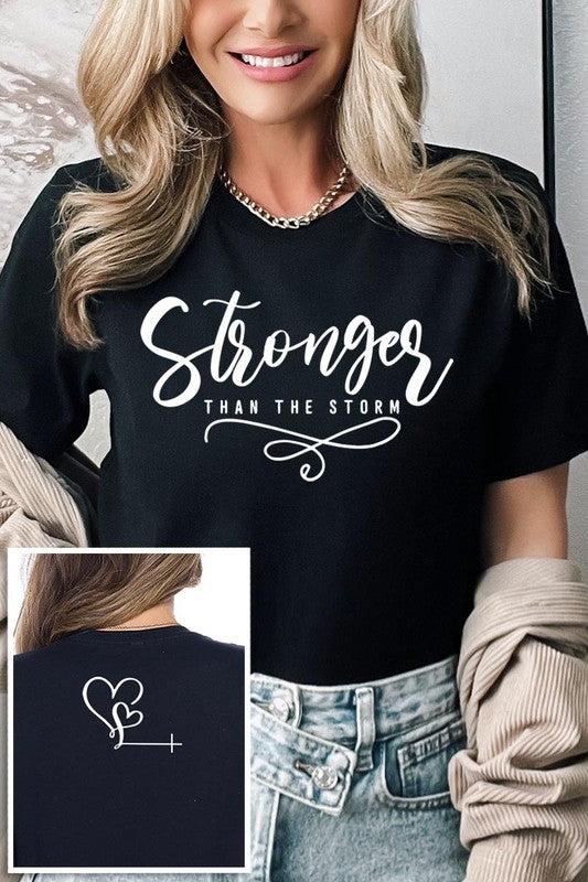Storm Faith Front Back Graphic T Shirts - House of Binx