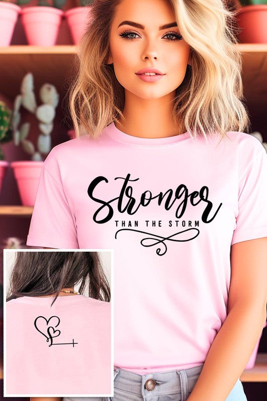 Storm Faith Front Back Graphic T Shirts - House of Binx