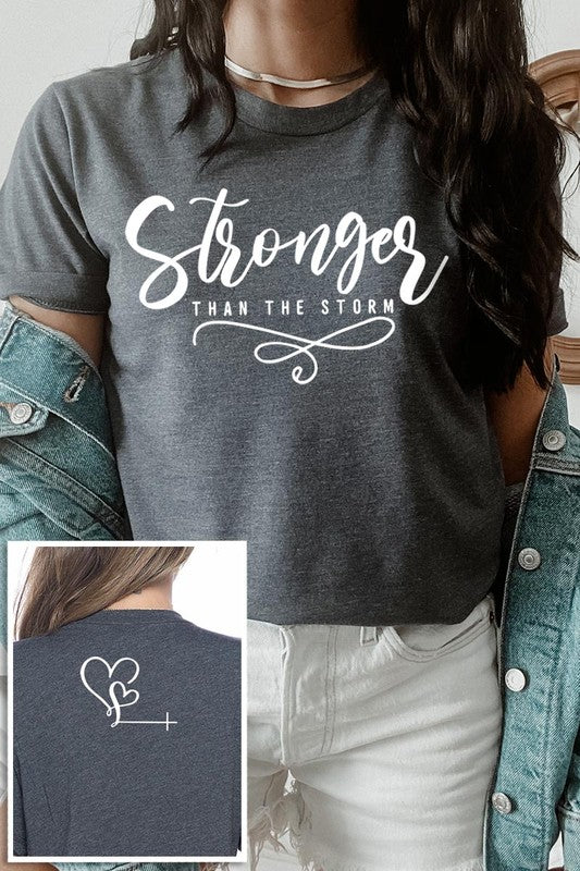 Storm Faith Front Back Graphic T Shirts - House of Binx
