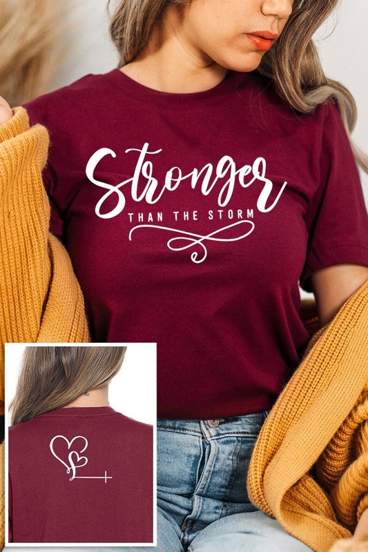 Storm Faith Front Back Graphic T Shirts - House of Binx