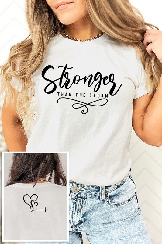Storm Faith Front Back Graphic T Shirts - House of Binx