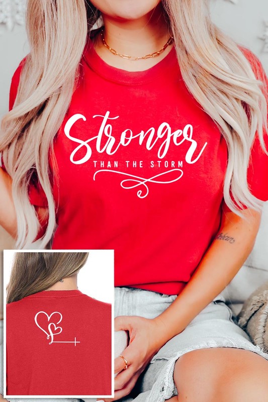 Storm Faith Front Back Graphic T Shirts - House of Binx