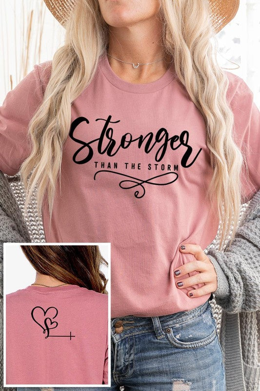 Storm Faith Front Back Graphic T Shirts - House of Binx