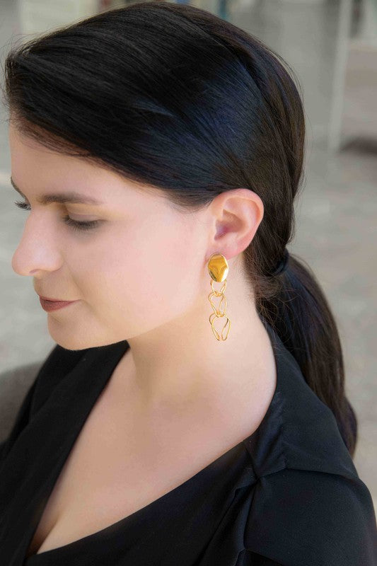 Get Jiggy Chain Earrings - House of Binx