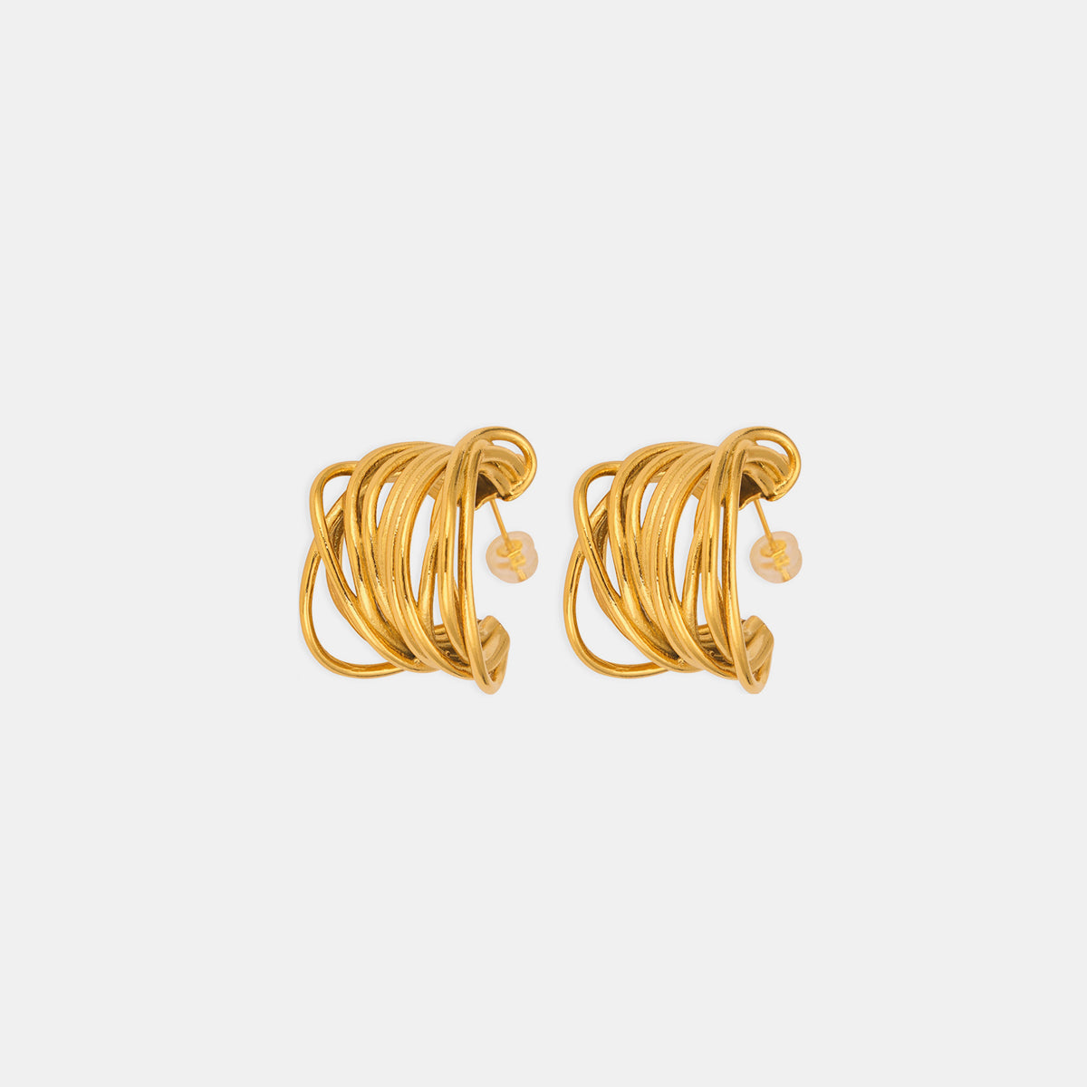 Titanium Steel Geometric Shape Earrings - House of Binx
