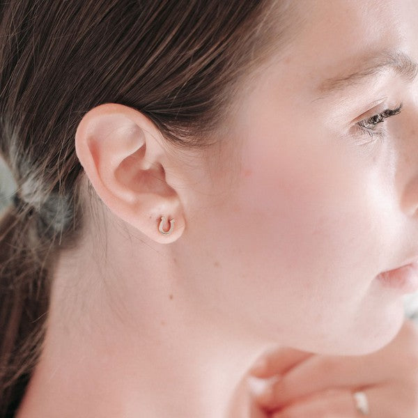 Mini Horseshoe Studs - House of Binx