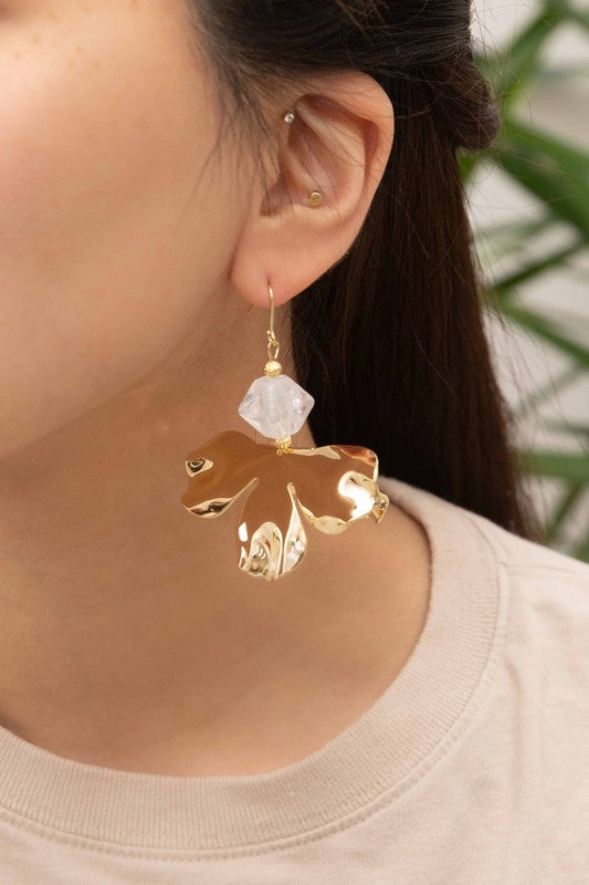 Snowdrop Hook Earrings - House of Binx