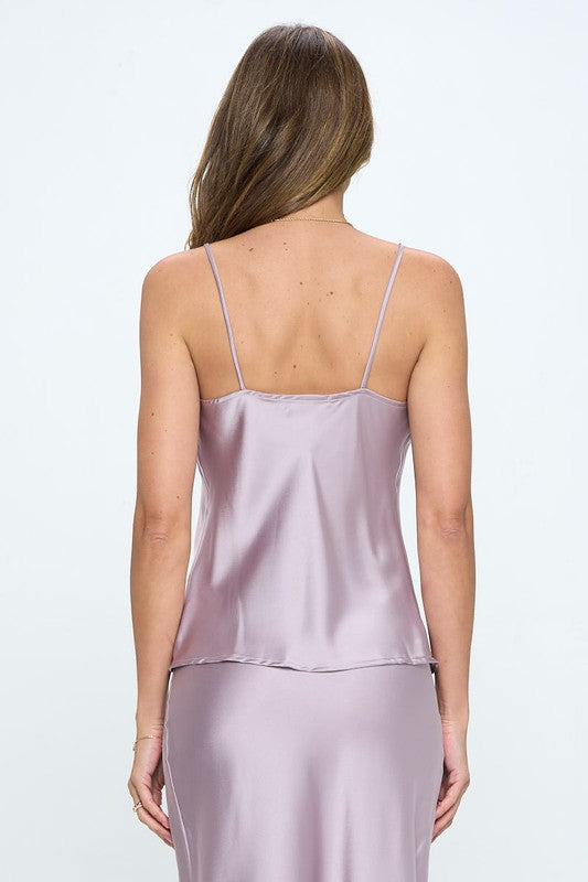 Made in USA Silky Satin Tank Top - House of Binx