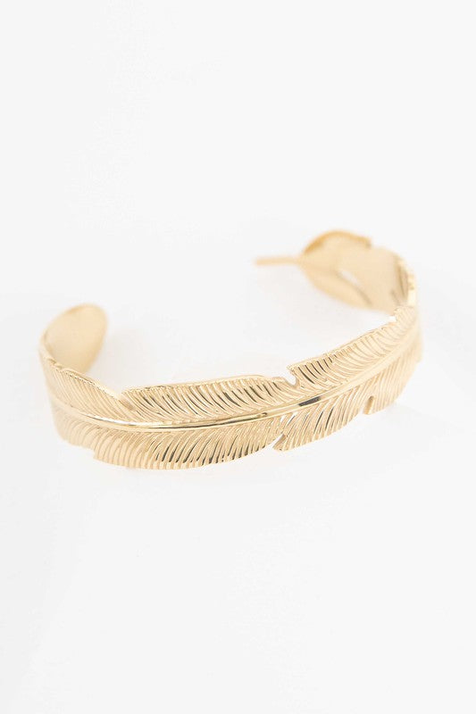 Feather Cuff Bracelet - House of Binx