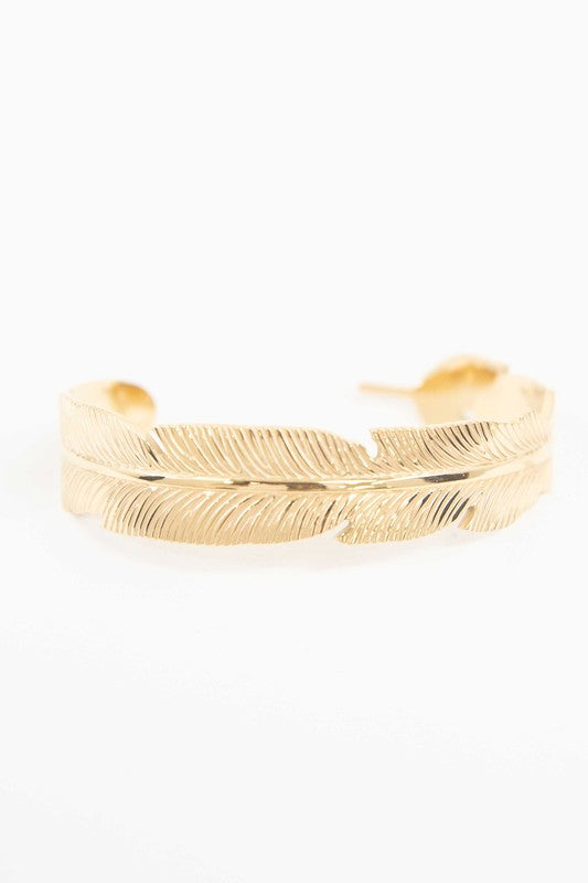 Feather Cuff Bracelet - House of Binx