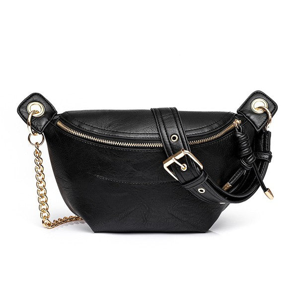 Luxe Convertible Sling Belt Bum Bag - House of Binx