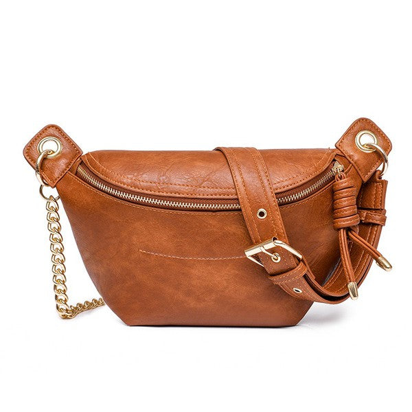 Luxe Convertible Sling Belt Bum Bag - House of Binx