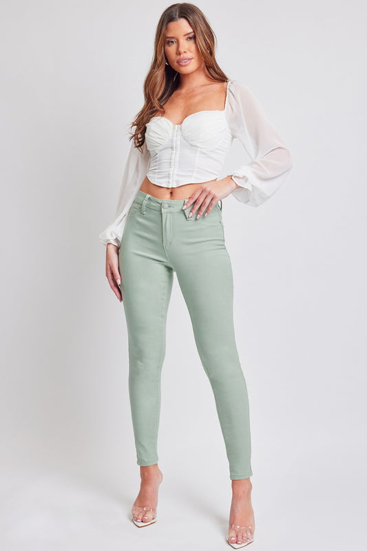 YMI Jeanswear Hyperstretch Mid-Rise Skinny Jeans - House of Binx
