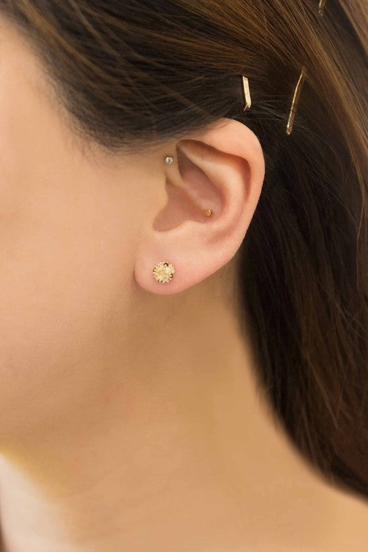 Stone Bunch Stud Earrings - House of Binx