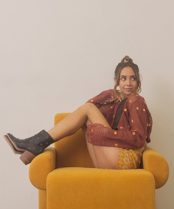 OASIS SOCIETY Ivanna - Star Studded Western Boots - House of Binx