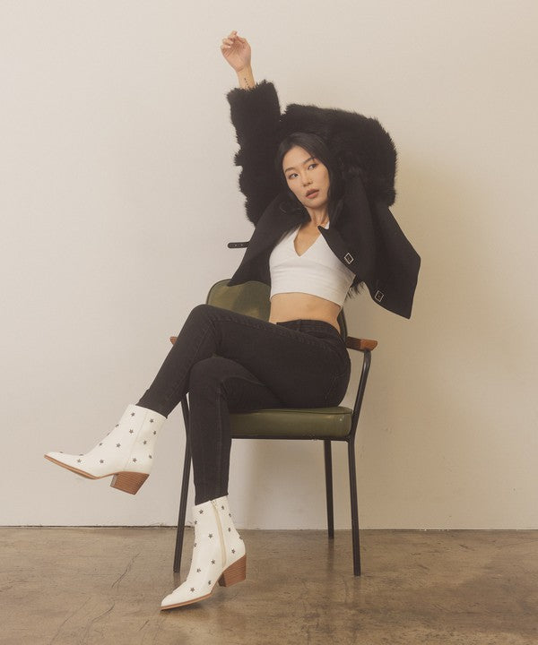 OASIS SOCIETY Ivanna - Star Studded Western Boots - House of Binx