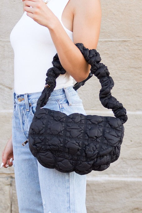 Indy Convertible Quilted Puffer Crossbody - House of Binx