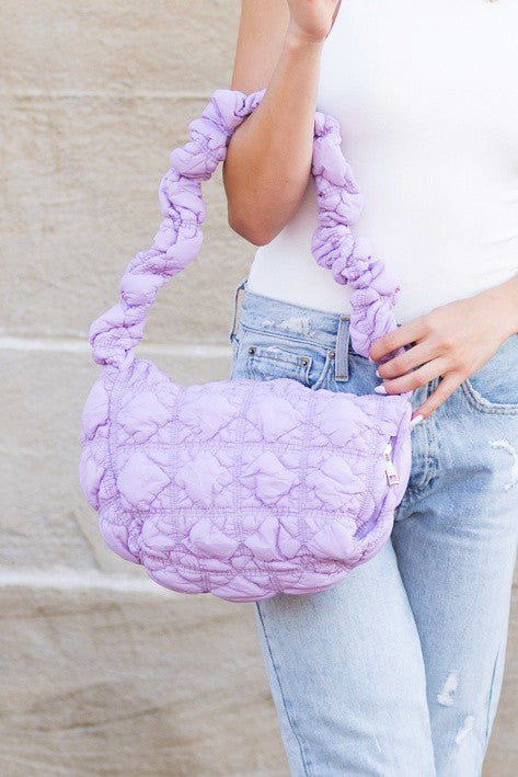 Indy Convertible Quilted Puffer Crossbody - House of Binx