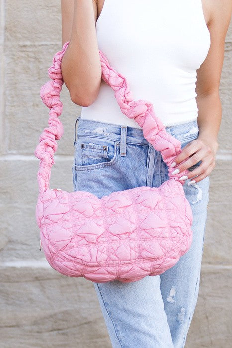 Indy Convertible Quilted Puffer Crossbody - House of Binx