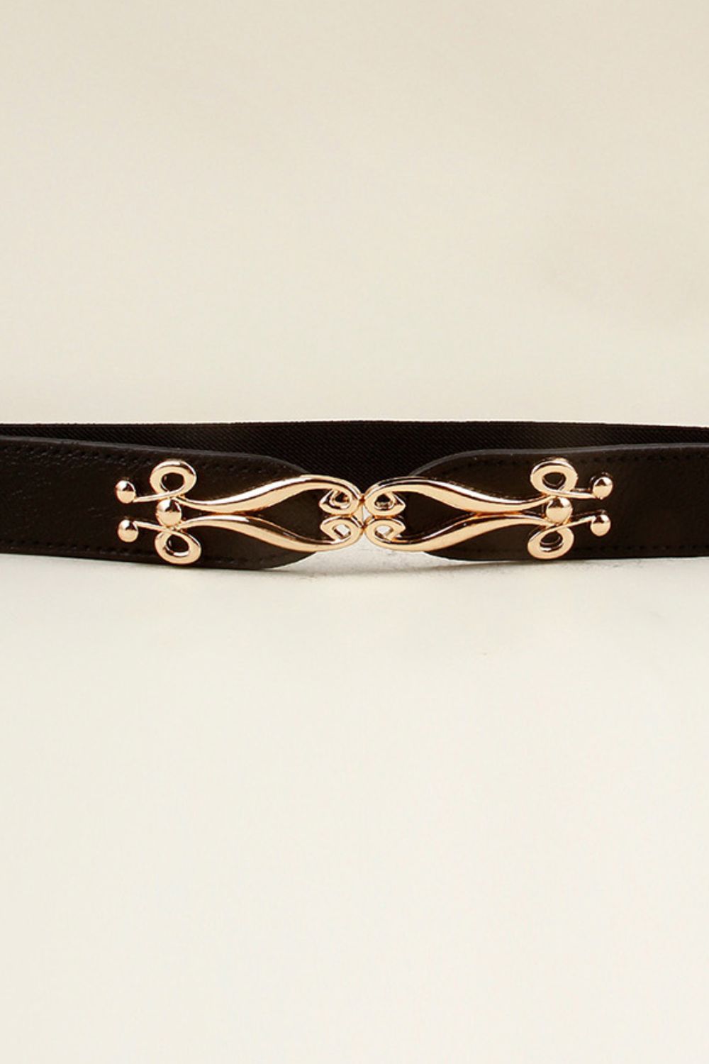 Alloy Buckle Elastic Belt - House of Binx