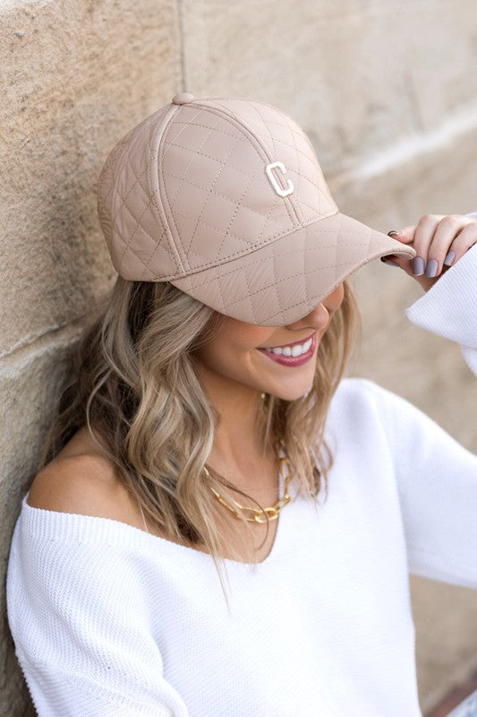 Quilted Puffer Ball Cap - House of Binx