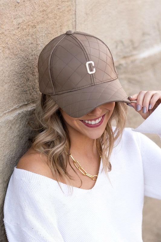 Quilted Puffer Ball Cap - House of Binx
