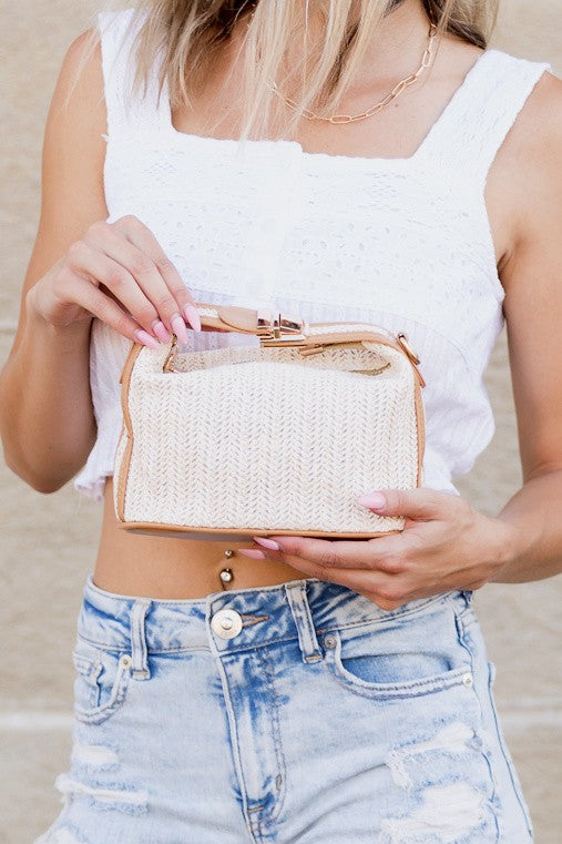 Imani Crochet Top Handle Crossbody - House of Binx