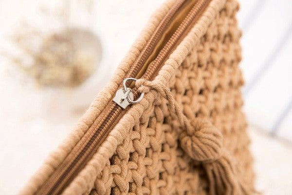 Giana Macrame Crossbody Bag - House of Binx