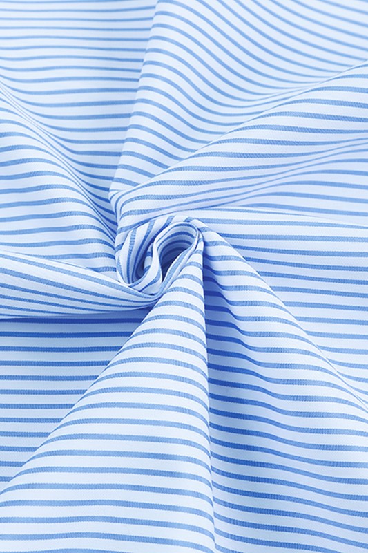 Stripe Smocked shirred oversized shirt blouse - House of Binx