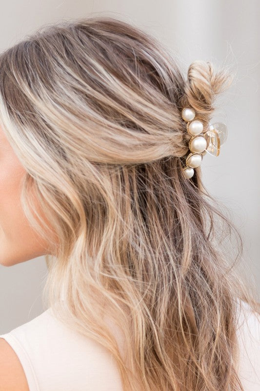 Pearl Hair Claw Clip Set - 2PK - House of Binx
