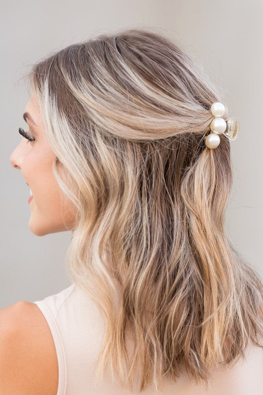 Pearl Hair Claw Clip Set - 2PK - House of Binx