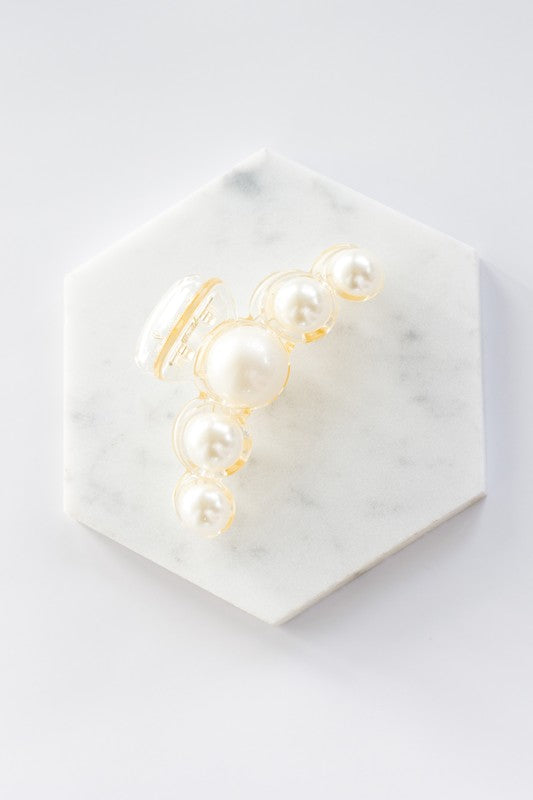 Pearl Hair Claw Clip Set - 2PK - House of Binx