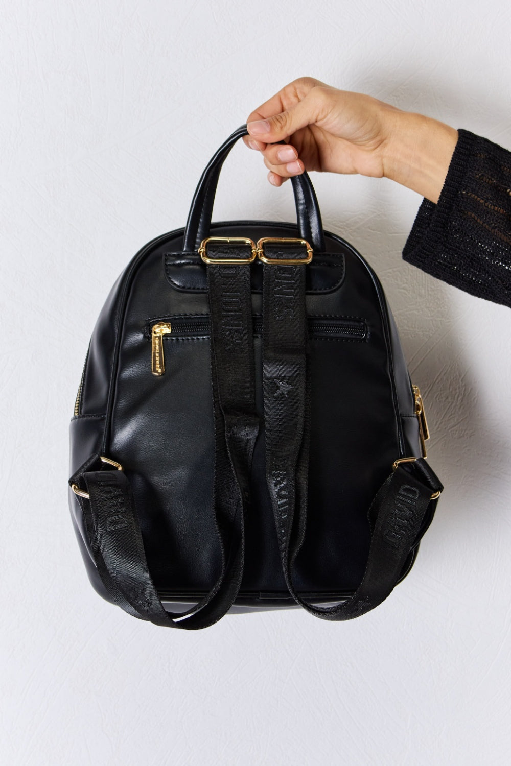 David Jones PU Leather Backpack - House of Binx