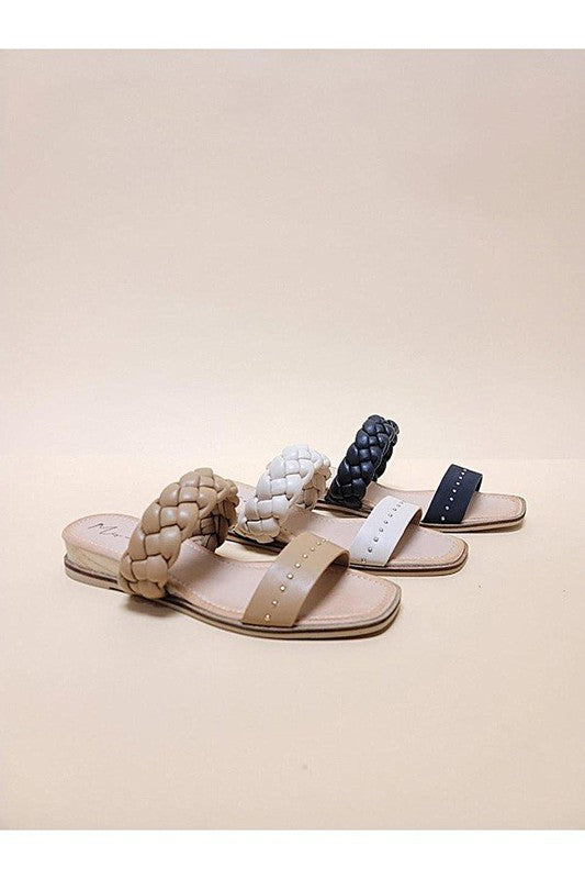 SILAS-SLIDE SANDALS - House of Binx
