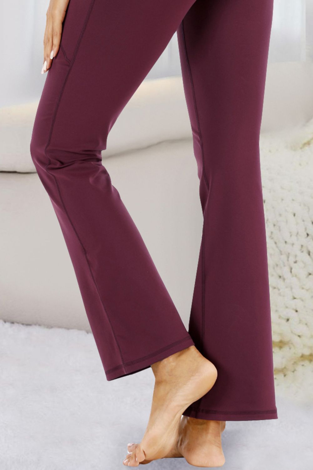 Pocketed High Waist Active Pants - House of Binx