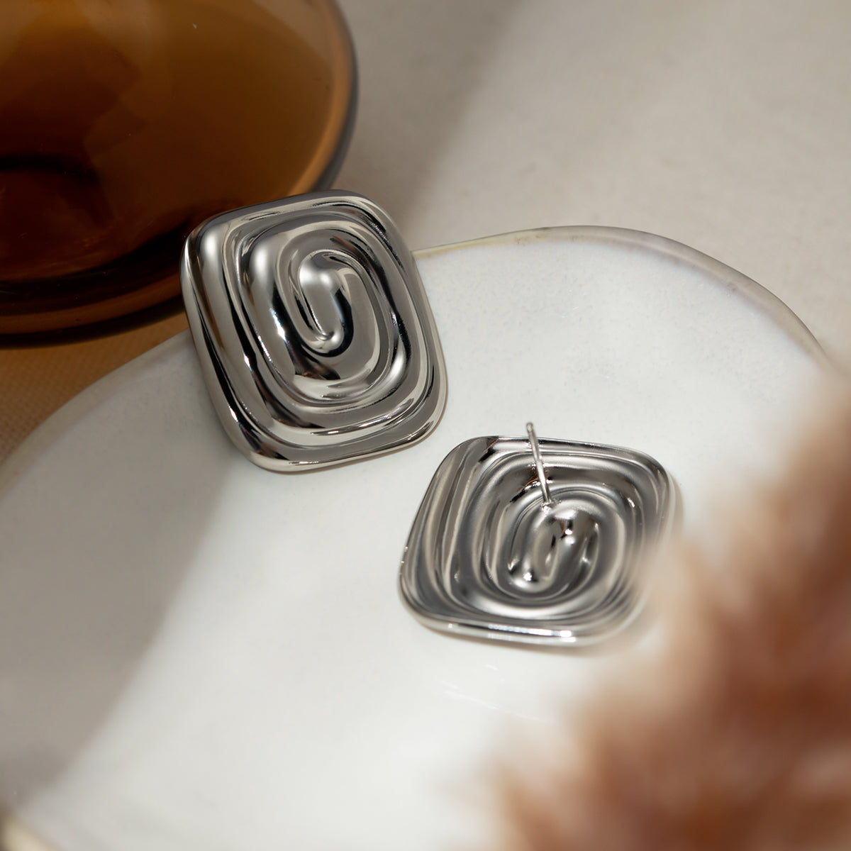 Stainless Steel Stud Earrings - House of Binx