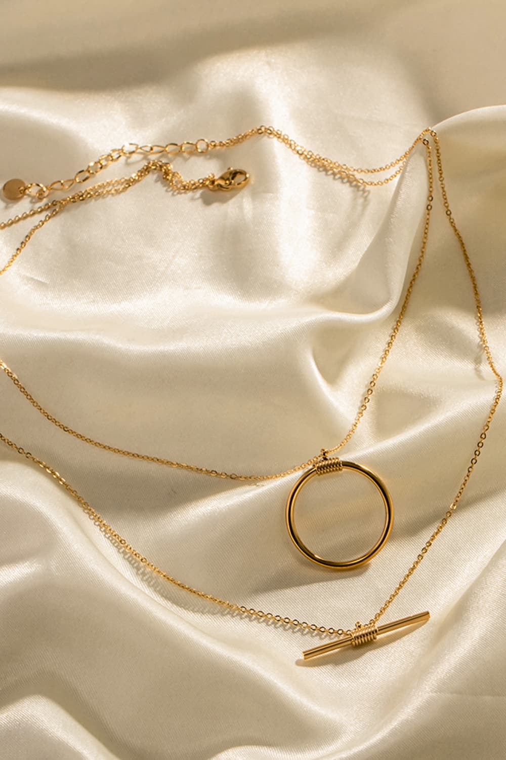 Double-Layered Stainless Steel Necklace - House of Binx