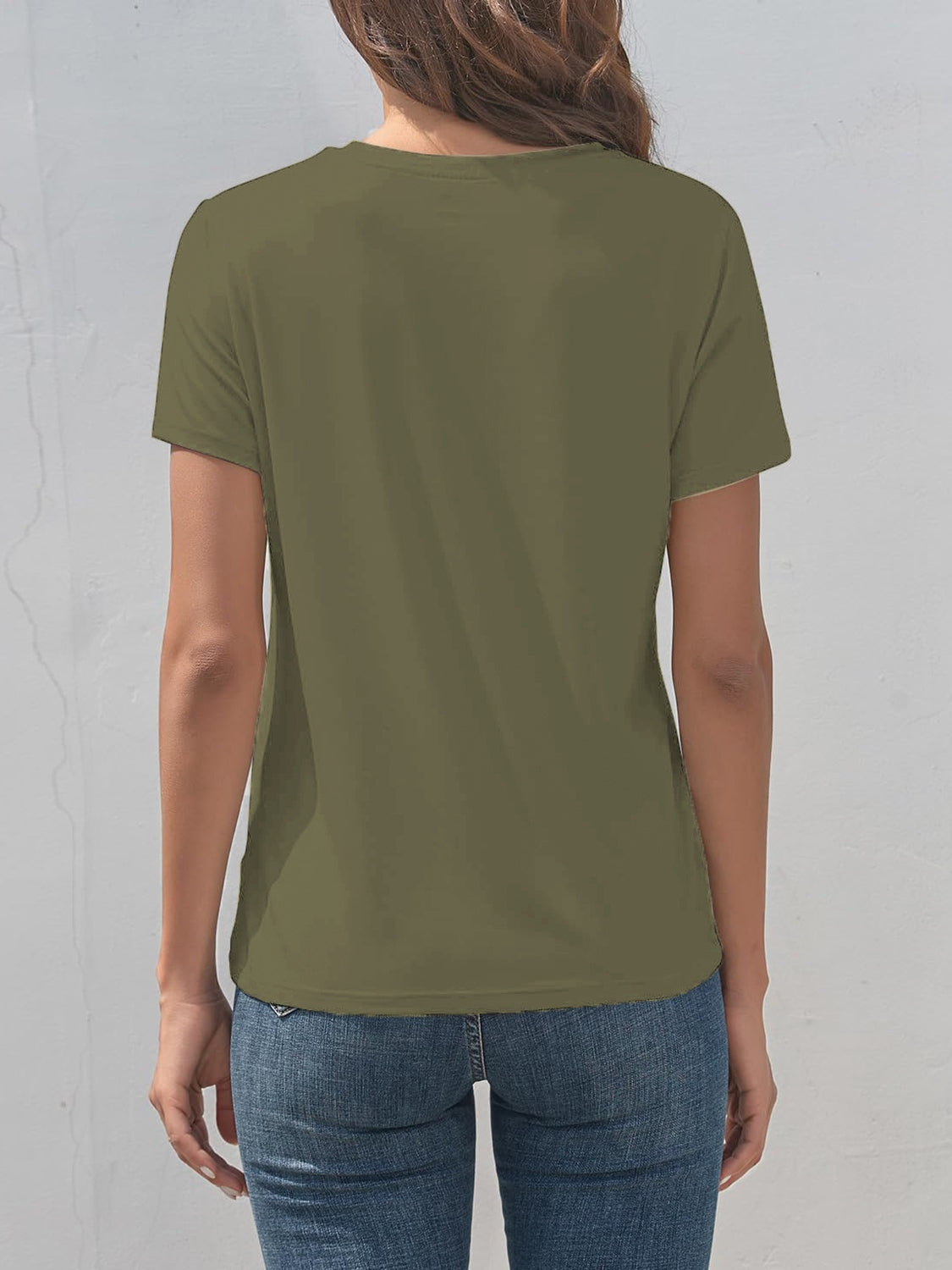Smile Graphic Round Neck Short Sleeve T-Shirt - House of Binx