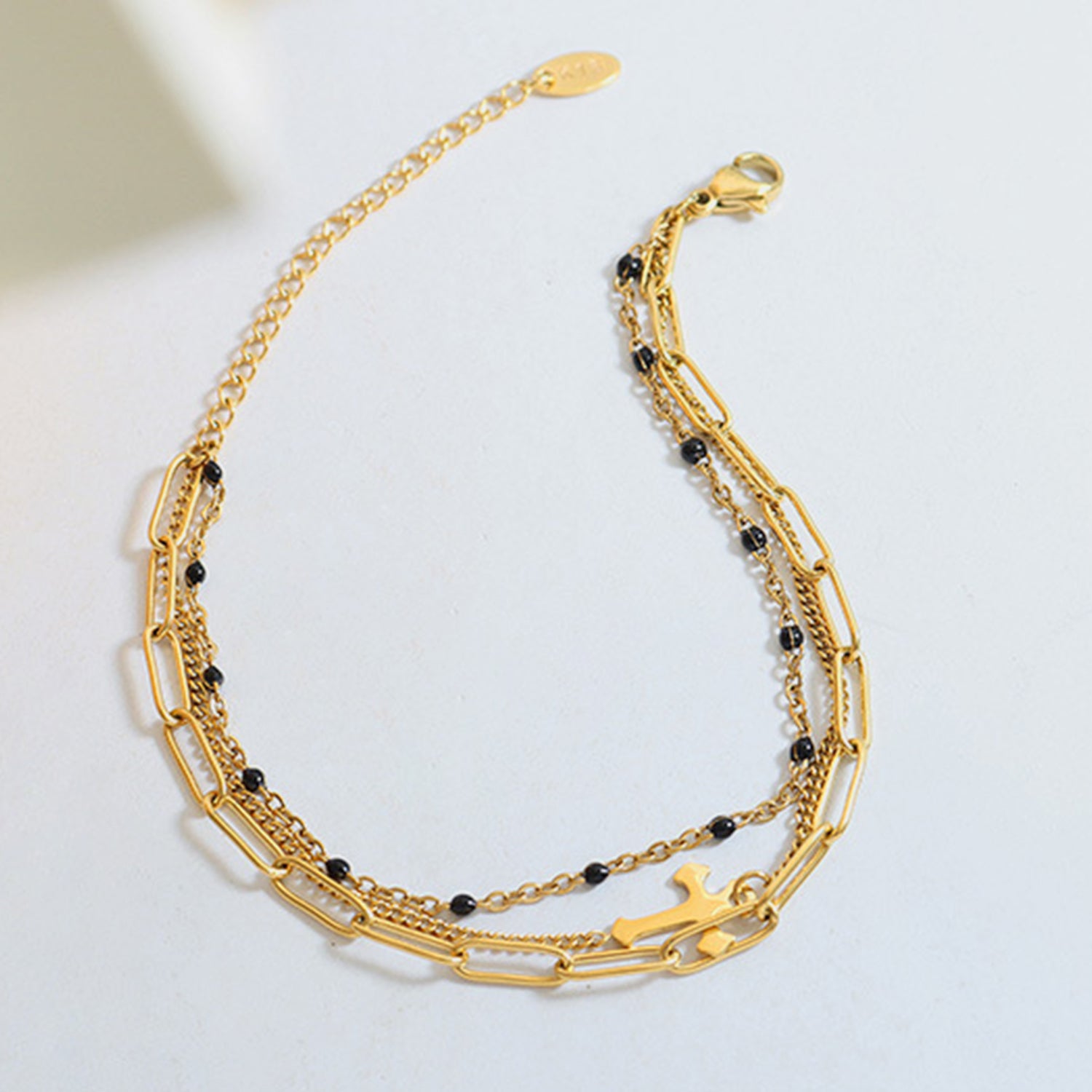 Titanium Steel Three-Layered Bracelet - House of Binx