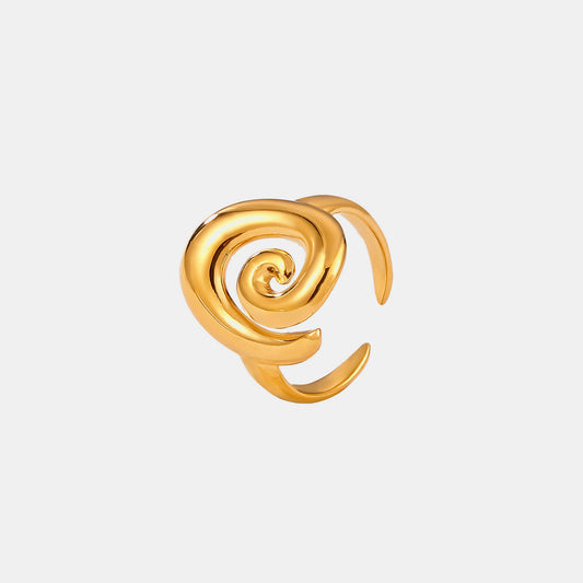 Titanium Steel Spiral Shape Ring - House of Binx