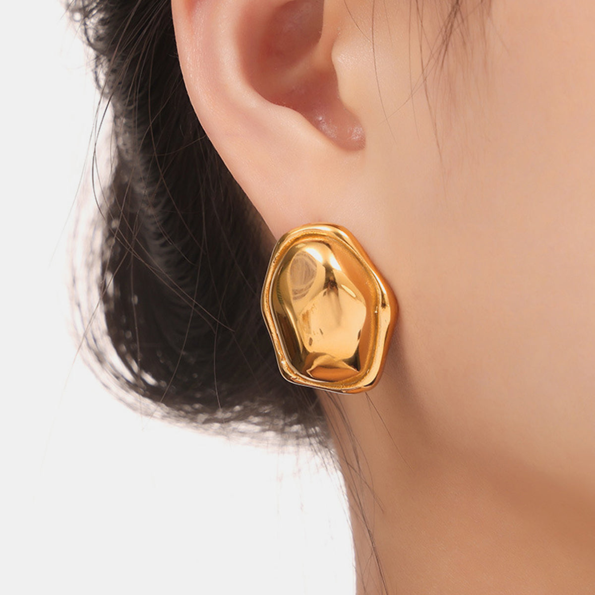 Titanium Steel Geometric Shape Earrings - House of Binx
