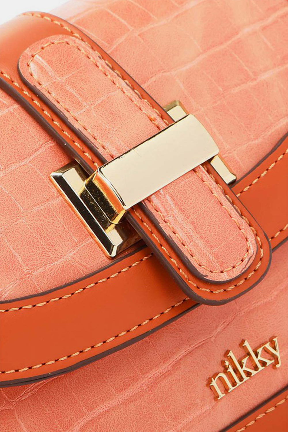 Nicole Lee USA Croc Embossed Crossbody Bag - House of Binx