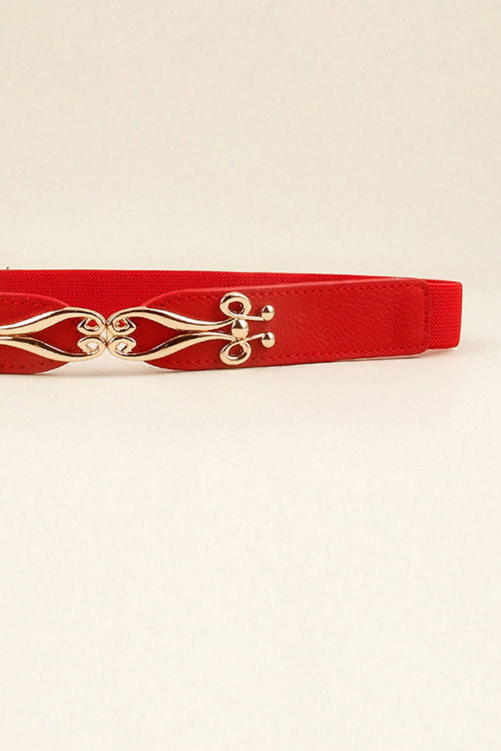 Alloy Buckle Elastic Belt - House of Binx